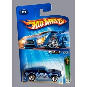 2005 Hot Wheels MUSTANG MACH 1 Metalflake Blue #127 TREASURE HUNT 7/12 G6742 MOC